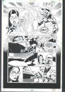 Rags Morales David Meikis | ! Great Morales Hourman Page - Dog Transforms Into Hourman Issue Hourman #19 Page 10 | Koch Comic Art