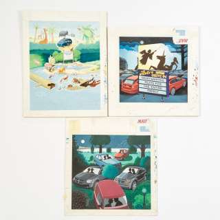 Fold-Ins - 3 Dodge ads, 1 Kingsman ad, and a Christmas card for The Johnson Group AL JAFFEE | misc / divers