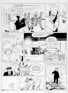 Vance | XIII, planche n°35 Ã  l’encre de Chine de l’épis… | Banque Dessinée