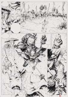 Genêt Frederic Belge 1978 | Le Rituel de Morinaga - Série : SAMURAÃ Planche originale 5 de la BD "Samuraï",… | Cornette de St Cyr