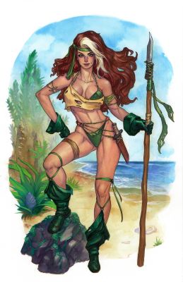 Meghan Hetrick - Savage Land Rogue - Original 11x17 by Meghan Hetrick
