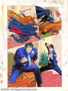 Gray Morrow - Original Art for The Dreamwalker Graphic Novel, Page 20 (Marvel, 1989). Actors Miguel Ferrer and - | Heritage