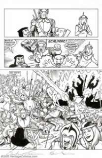 Brendon and Brian Fraim - Original Art for Knights of the Dinner Table Illustrated #9, page 24 (Kenzer & Co., -