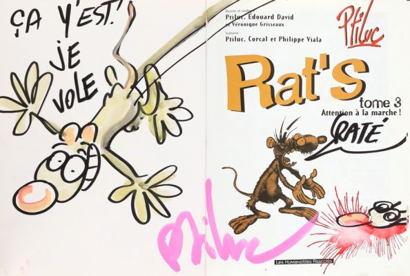 Ptiluc | Lot 070 - Rat’s 3 en édition originale de 1999 agrémenté… | AZ auction