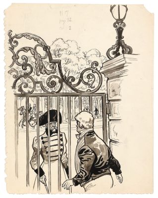 Jijé | Lot 138 - Le Comte de Monte-Cristo, illustration inédite… | AZ auction