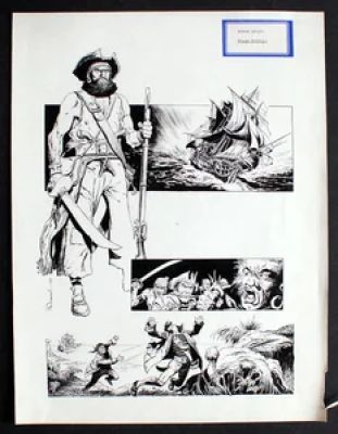 Miguel Rossello | A Pirate’s Life (SIGNED) | Illustration Art Gallery