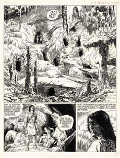 Lot 2 - GRZEGORZ ROSINSKI THORGAL Au-delÃ  des Ombres (T.5), Le Lombard 1983 Planche originale...