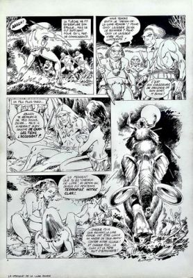 RAHAN: SUBLIME PLANCHE ORIGINALE N°2 LE VENGEUR DE LA LUNE RONDE SIGNÉE (CHÉRET) | eBay Europe (Buy It Now)