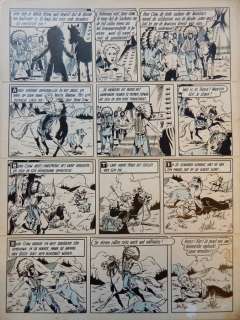 Vandersteen, Willy & Karel Verschuere (Wirel) - Originele pagina  - Bessy  - De Spookhengst  (1956)