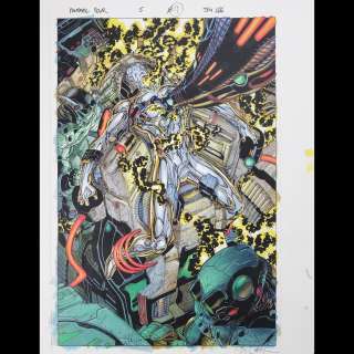 FANTASTIC FOUR #5 pg 9: Silver Surfer by Jim Lee (Joe Chiodo color guide) | Pop Sequentialism