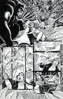 Original Art Page By Rob Durham - Amryl  - Cavewoman: Red Menace  - Page 3  - (2009)