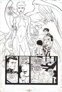Keith Champagne, Pascual Ferry | Superboy #90 P.18 - D.N.Angels Half-Splash - 2001 | Anthony’s Comic Book Art