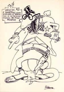 Pazienza, Andrea | original illustration "Mollik" | Catawiki