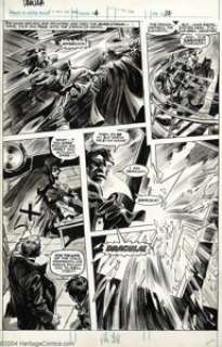Gene Colan and Tom Palmer - Original Art for Tomb of Dracula Magazine # 4, page 34 (Marvel, 1980). The condition - | Heritage