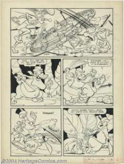 Jason Comic Art Studios - Clown Comics, Group of 8 pages Original Art (Harvey, 1945). The Jason Comic Art Studios - | Heritage