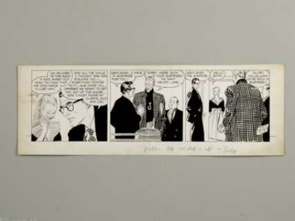 Alex Raymond - Rip Kirby Daily Comic Strip Original Art, dated 12-23-50 (King Features Syndicate, 1950). Rip - | Heritage