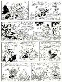 Raymond Macherot | Sibylline, planche originale Ã  l’encre de chine réalisée pour le tome 11 paru chez Dupuis en 1985. D… | Septimus