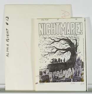 Marvel Comics Alpha Flight #13 Comp. Color Guide | Bruneau & Co. Auctioneers