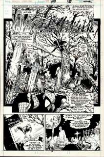 Todd McFarlane - Amazing Spider-Man #308 P 18 Semi-Splash (Spiderman Drawn in Every Panel! 3Rd Panel Is Cover Scene!) 1988