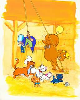 DISNEY  - Les Aristochats  - Couverture du Journal de Mickey 1587 édité par Edi [...] | Vermot et Associés