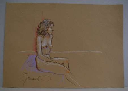 Bosschaert, Jan - originele modeltekening Inge - (2017) | Catawiki