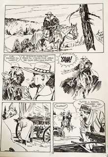 Milazzo, Ivo - original plate Ken Parker no. 35 "Il sentiero dei giganti"