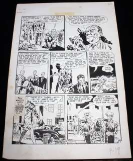 Fred Peters | War Against Crime! #? P.3 - Pre-Horror Ec Comics - 1948-50 | Anthony’s Comic Book Art