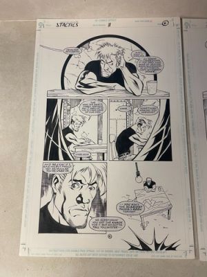 SCARE TACTICS #11 original comic art 1998 BATMAN INTERROGATES FANG DEATH SLITHER | eBay US (Buy It Now)
