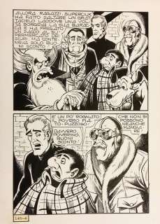 Piffarerio, Paolo - original plate for â€œAlan Fordâ€ no. 145 "Il nemico pubblico" (1981) | Catawiki