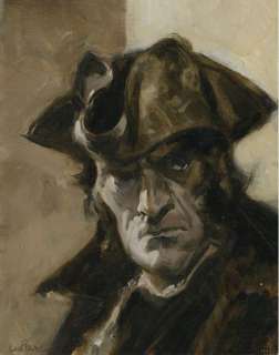 LAUFFRAY - Lot 53 - MATHIEU LAUFFRAY LONG JOHN SILVER Intégrale, Dargaud 2015 Portrait de Long John...