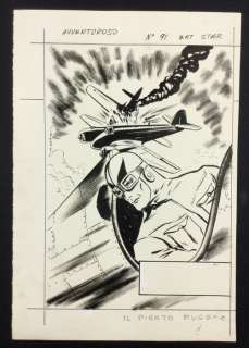 Caria, Mario - Original cover for Bat Star Coll. Albi dell’Avventuroso no. 91 (1964) | Catawiki