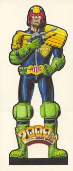 Robin Smith | Judge Dredd Full Figure Standee Painted Artwork By Robin Smith 2000Ad | BritComicsArt