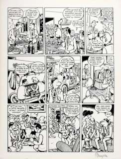 Margerin, Franck (19... | Lucien. Tome 6. Lulu s’maque, Encre de Chine sur papier... | Coutau Bégarie