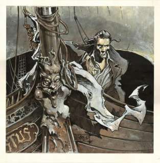 Lot #382 | Sorel. Couverture originale L’ile des morts | BDEnchères