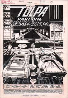 Norm Breyfogle, Steve Mitchell - Detective Comics #601 P.1 - Tulpa Part 1 Title Splash - Signed - 1989