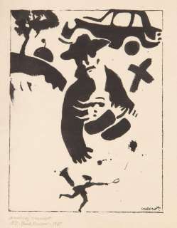 Andrzej Czeczot (1933 - 2012) | Andrzej Czeczot | Bez tytułu, rysunek satyryczny, 1987 | Desa Unicum