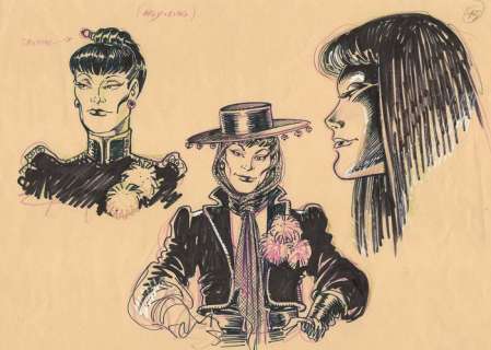 Magnus - sketch "May Ling" for Tex "La Valle del Terrore" | Catawiki