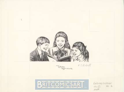 Brian Bolland, Rachel Birkett | Railway Children Illustration Pg 1 By Brian Bolland & Rachel Birkett Issue 1 Page 1 | BritComicsArt