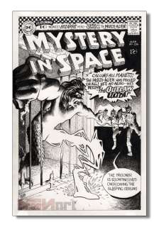 Jesse Hamm | Mystery in Space Issue 106 Page Cover Recreation | NSNart