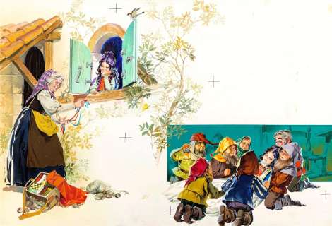 Pikka (Piero Cattaneo) – "Biancaneve (Snow White)", 1966 | Urania Casa d’Aste