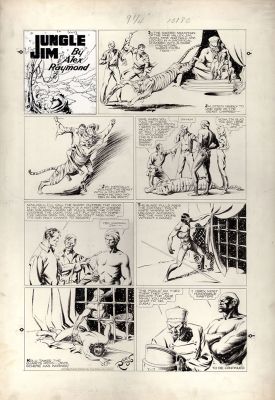 Alex Raymond - Jungle Jim 2/17/35 Full Page Sunday