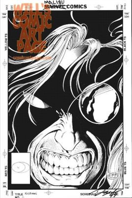 Darick Robertson | Night Man 2 Cover (Malibu, 1993) | Will’s Comic Art Page