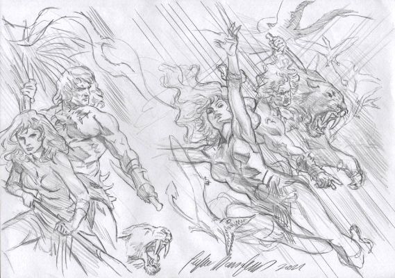 Felipe Massafera | Kazar Lord of the Savageland #2 Cover Prelim | Romitaman