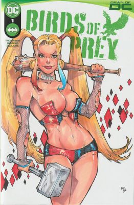 Rb White | Harley Quinn Sketch Cover Birds of Prey #1 | Raremarq (Buy It Now)