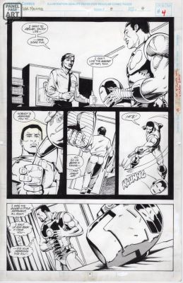 Gabriel Hardman | War Machine 8 Page 4 | Panel Page Art