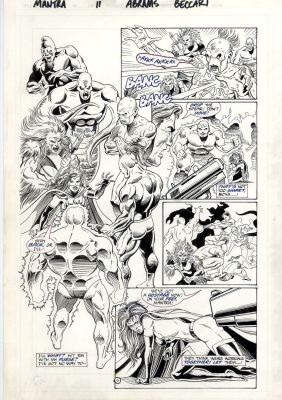 Paul Abrams Maria Beccari | Mantra Spear of Destiny - 1995 Ultraverse / Malibu Issue 1 Page 11 | Catskill Comics