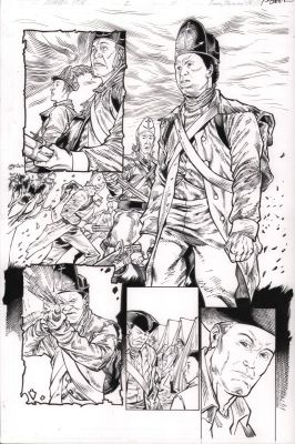 Jay Leisten | Marvel 1776 #2 P.11 - Shot Fired - Signed - 2025 | Anthony’s Comic Book Art