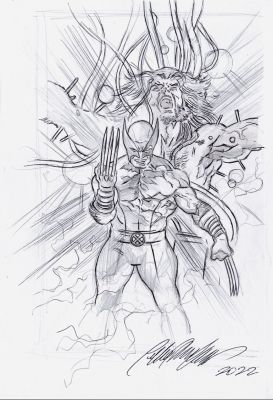 Felipe Massafera | Wolverine #21 Cover Prelim (Stunning Weapon X Origin Cover!) | Romitaman
