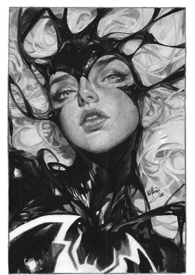 Wesley Oliveira | Venomized Spider Gwen Illustration | Raremarq (Buy It Now)