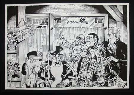 Romanini, Giovanni - original illustration "Alan Ford e il Gruppo TNT" | Catawiki
